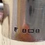 Vintage 1900 UK solid sterling silver glass wine jug Image 3