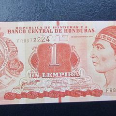 Honduras 2016.1 Lempira Uncirculated Banknote.