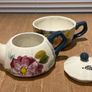 Ceramic Stacking Teapot and Mug (Tea for One) set Image 8