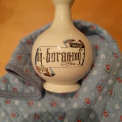 Ceramic apothecary bottle