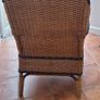 Indoor wicker armchair Image 3