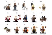 Lord of the Rings LOTR Minifigures (A-M)