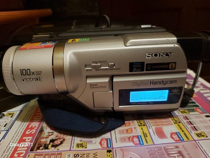 SONY Digital Handycam, Model DCR-TRV320E with Carry Case, Video Leads, Charger, New Blank Tape, Manuals, A True Blast from the Past, in excellent condition