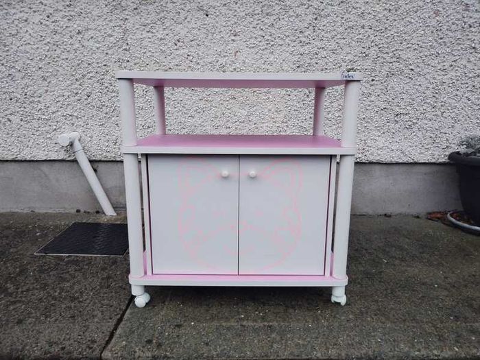 Hello Kitty Desk / Unit - For Young Children at Play To Store Toys - Ideal Christmas Present