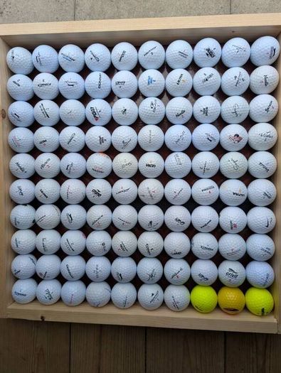 100 golf balls