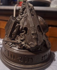 Rare Bronze/resin Irish Sculpture