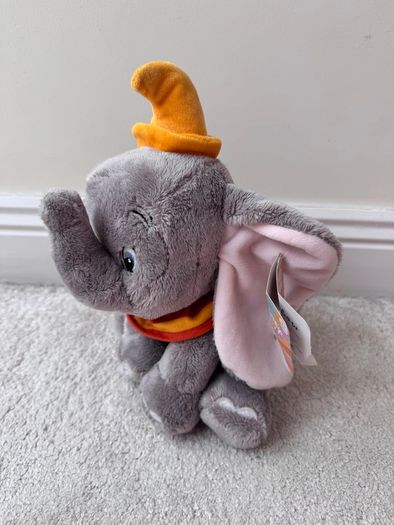 Disney Baby Dumbo Plush Soft Medium 25cm. Rainbow Designs Circus Dirty Please see photos