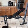Weight Bench With Leg Developer Attachment, Ab Bench, Barbell, Dumbbell, 50kg Weights. Image 3