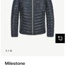 Milestone black padded lambs leather jacket Sz XL - Rrp 329 (New) Image 3