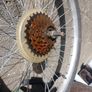 Rear bicycle wheel. Image 2