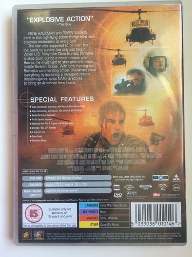 Behind Enemy Lines [2001] Owen Wilson & Gene Hackman [Movie DVD]