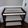 Wooden Baby Changing Unit with Shelves with Changing Mat Image 7