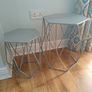 LOFT wire nest of 2 tables. Grey Image 2
