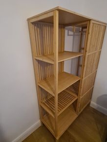 Sliding wardrobe bamboo