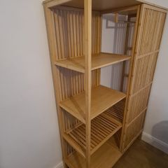 Sliding wardrobe bamboo