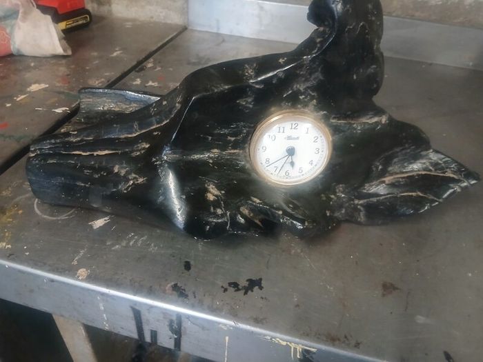 Bog Oak Clock