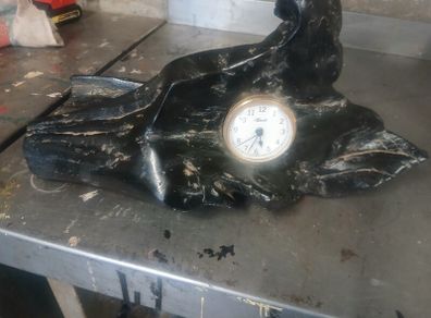Bog Oak Clock