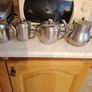 (4) Steel Tea Pots Image 2