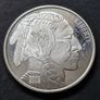 2002 Liberty Indian & Bufalo 1 oz .999 Silver Round Image 2