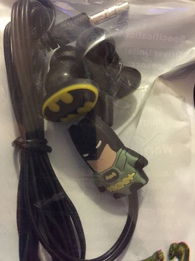 New Batman Earphones