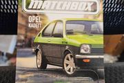 Opel Kadett GT/E Matchbox Green 1/5 Long Card