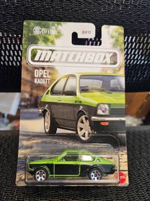 Opel Kadett GT/E Matchbox Green 1/5 Long Card