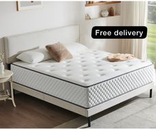 Single Mattress | 7-Zone Hybrid Pocket Spring Medium-Firm Bed Mattress