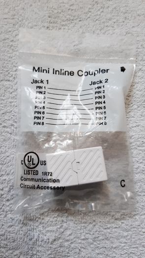 Ethernet CAT6 Coupling Connector Network Patch Adapter Modular Shielded RJ45 Socket DSL LAN