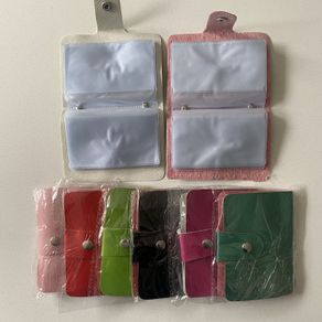 Card Holder/ Business Card Wallet with Snap Button | 12 pockets