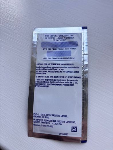 Crest Teeth Whitening Strips