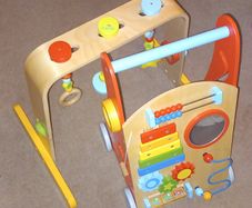 Wooden Baby Gym and Walker