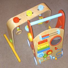 Wooden Baby Gym and Walker