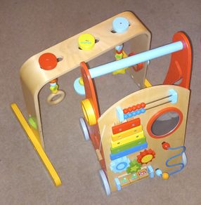 Wooden Baby Gym and Walker