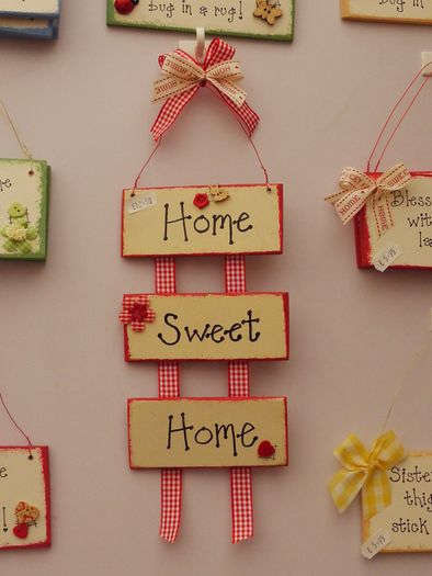 Handmade Sign or Gift - Home Sweet Home