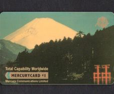 Great Britain Mercury Total Capability Worldwide / Mount Fuji (GPT - Magnetic) Phone Card