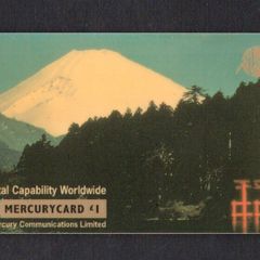 Great Britain Mercury Total Capability Worldwide / Mount Fuji (GPT - Magnetic) Phone Card