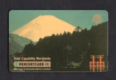 Great Britain Mercury Total Capability Worldwide / Mount Fuji (GPT - Magnetic) Phone Card