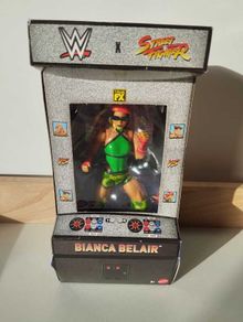 WWE x Street Fighter  Bianca Belair Figure