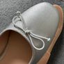 Pennys silver minimalist ballet flats Image 3