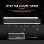 BOSGAME eGPU GVP7600 External Graphics Card Docking Station AMD Radeon RX 7600M XT, Oculink Port, 2 DP 2.0+ 2 HDMI 2.1 Ports for Laptop/Mini Desktop PC Image 6