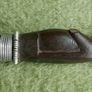 Vintage African Horsehair Fly Whisk - Carved Wood Handle, Tribal Decor Image 4