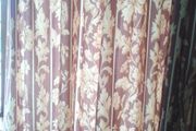 Long, heavy, thick curtains