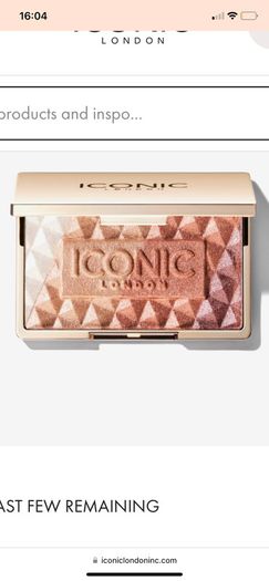 Iconic London luscious glow baked highlighter palette 10 g
