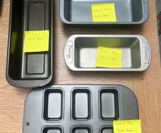 Lot of loaf baking tins