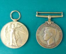 World War 1 Victory and Police Medal to Lieut J.Macbean