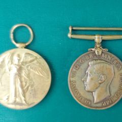 World War 1 Victory and Police Medal to Lieut J.Macbean