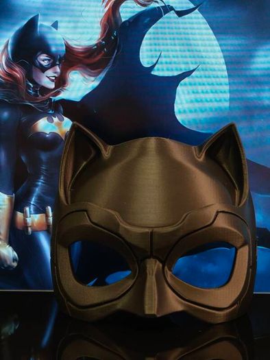 3D Printed Catwoman Mask / Cosplay
