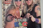 WWF WWE Magazine August 2001 Edge &amp; Christian Wrestling