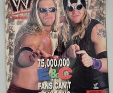 WWF WWE Magazine August 2001 Edge & Christian Wrestling