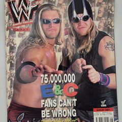 WWF WWE Magazine August 2001 Edge & Christian Wrestling